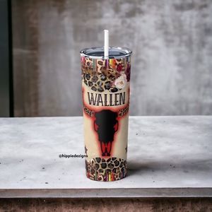 Western Wallen 20oz Tumbler With Straw